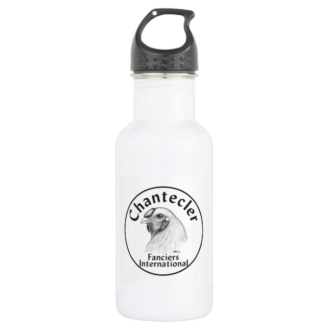Bouteille D'eau Logo Chantecler Fanciers (Devant)