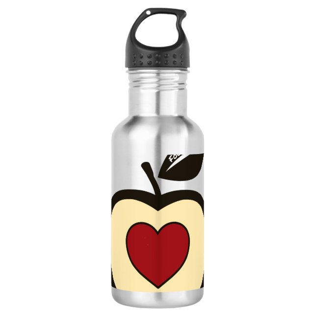 Bouteille D'eau Logo d'Apple : la nourriture à développer (Devant)