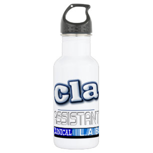 BOUTEILLE D'EAU LOGO DE CLA - LABORATOIRE CLINIQUE AUXILIAIRE