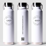 Bouteille D'eau Logo de l'entreprise Site web personnalisé de code<br><div class="desc">Faites une déclaration avec le logo de votre entreprise sur une bouteille d'eau professionnelle. Augmentez le trafic Web et le fiançailles client avec le générateur de code QR personnalisé sur la bouteille, qui peut se lier directement à votre site Web. Ne manquez pas cette occasion promotionnelle unique ! Customisez vos...</div>