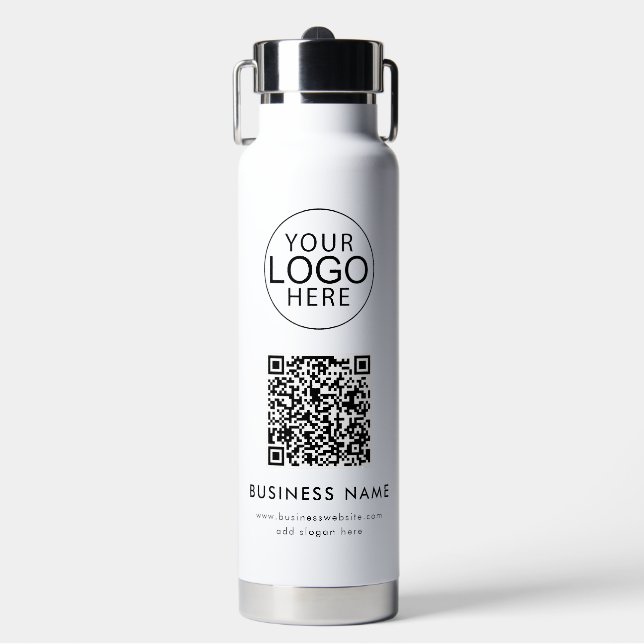 Bouteille D'eau Logo de société moderne Code QR Evénements d'entre (Salle de sport)