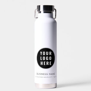 Bouteille D'eau Logo d'entreprise moderne avec site Web promotionn