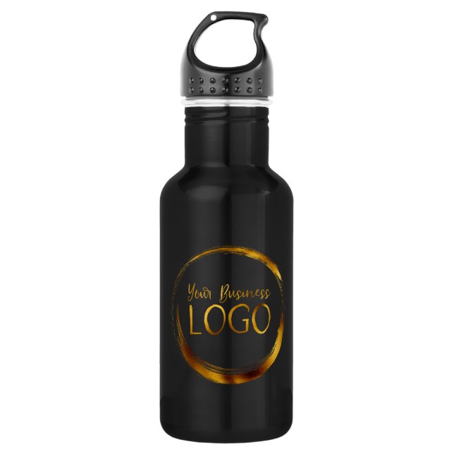 Bouteille D'eau Logo d'entreprise rond Promo (Devant)