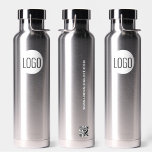 Bouteille D'eau Logo d'entreprise simple Site Web de code QR perso<br><div class="desc">Faites une déclaration en gras avec notre logo Professionnel Entreprise personnalisée Code QR site Web Water Bottle. Cette bouteille d'eau élégante et élégante offre la toile parfaite pour mettre en valeur votre logo d'entreprise et améliorer la visibilité de votre marque. En plaçant votre logo d'entreprise sur cette bouteille d'eau, vous...</div>