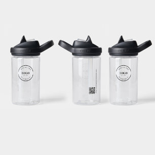 Bouteille D'eau Logo d'entreprise Site de code QR personnalisé Sim