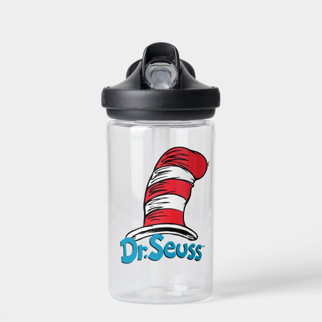 Bouteille D'eau Logo du chapeau de Dr Seuss (Avant)
