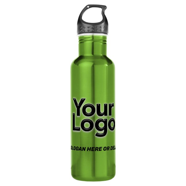 Bouteille D'eau Logo du propriétaire des petites entreprises Marke (Devant)