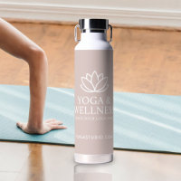 Logo du studio de Yoga Business Water Bottle Promo