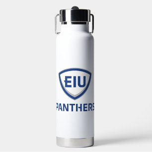 Bouteille D'eau Logo Eastern Illinois Panthers Shield & Wordmark