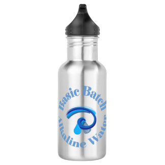 Bouteille D'eau Logo graphique de base Batch Alkaline Water
