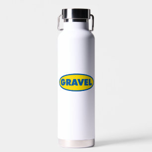 Bouteille D'eau Logo jaune Gravel Cycling