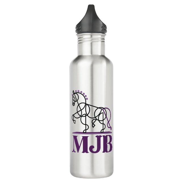 Bouteille D'eau logo MJB  (Gauche)