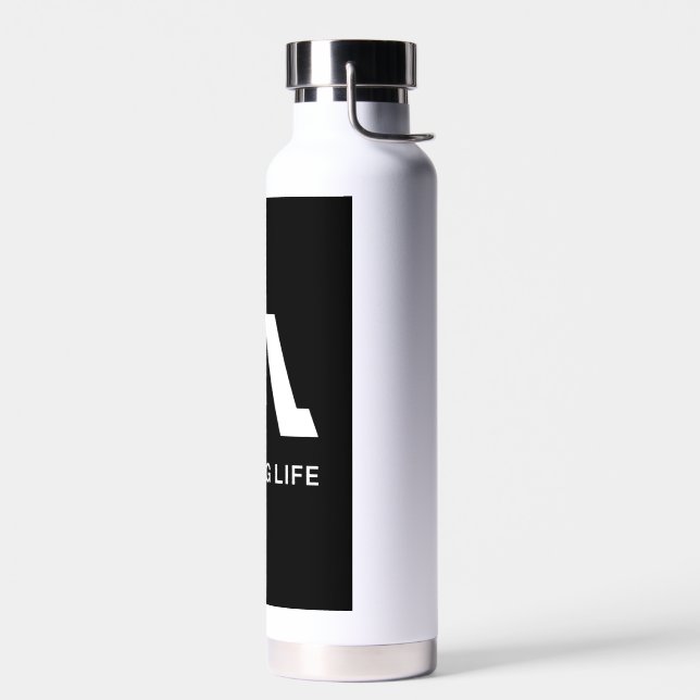 Bouteille D'eau Logo monochrome A de Vie Incroyable (Gauche)