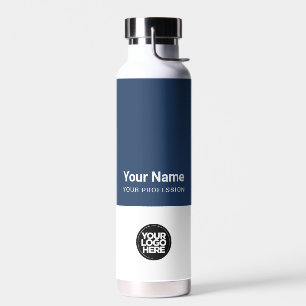 Bouteille D'eau Logo, nom, profession