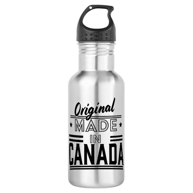 Bouteille D'eau Logo original Made in Canada (Devant)