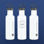 Bouteille D'eau Logo professionnel personnalisé Site de code QR si<br><div class="desc">Faites une déclaration audacieuse pour votre marque avec notre Bouteille d'eau blanche professionnelle avec le logo de votre entreprise. Augmentez vos efforts de promotion en maximisant le trafic Web et le fiançailles client grâce à l'inclusion d'un générateur de code QR personnalisé sur la bouteille, offrant un lien direct vers votre...</div>