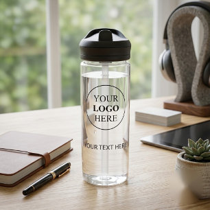 Bouteille D'eau Logo promotionnel personnalisé – Aucune commande m