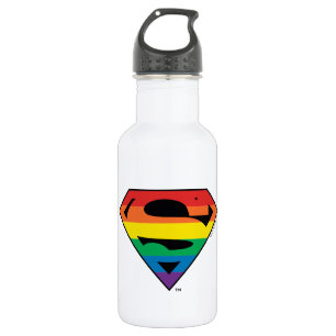 Bouteille D'eau Logo Rainbow de Superman