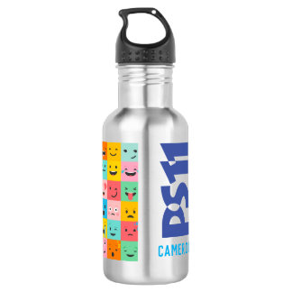 Bouteille D'eau Logo Rainbow Personnalisé Nom Kid's