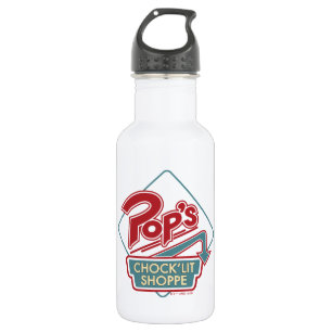 Bouteille D'eau Logo rouge de la boutique Pop's Chock'Lit