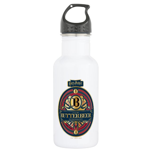 Bouteille D'eau Logo vertical BUTTERBEER™ (Devant)