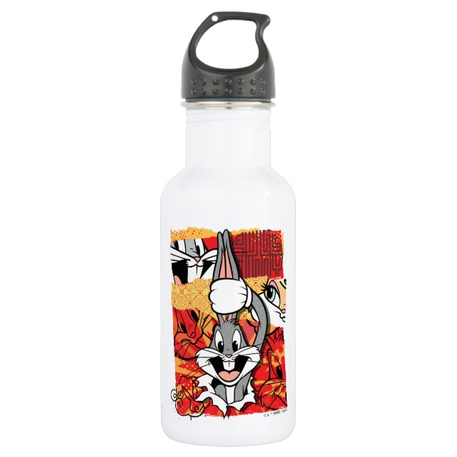 Bouteille D'eau LOONEY TUNES™ | BUGS BUNNY™ Pop-up Graphic (Devant)