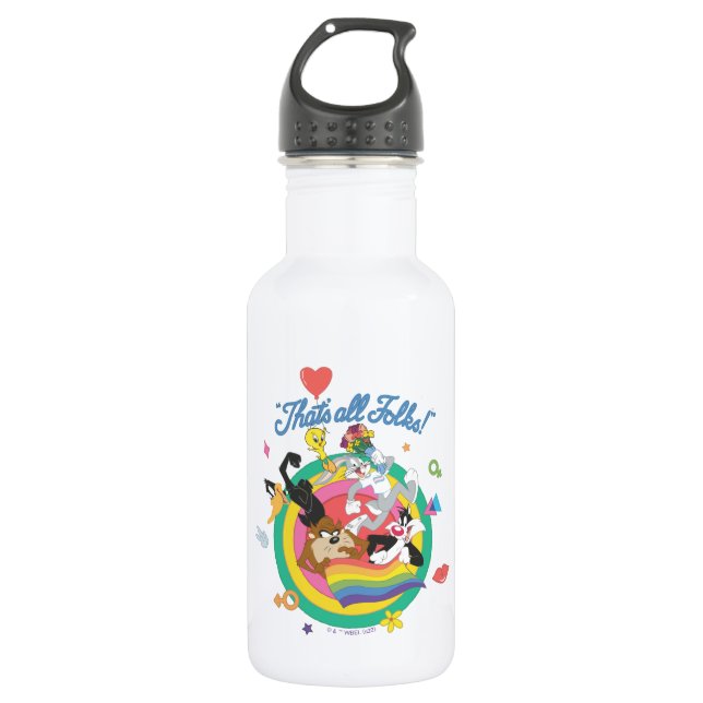 Bouteille D'eau LOONEY TUNES™ - C'est tout le monde ! Pride Bullse (Devant)