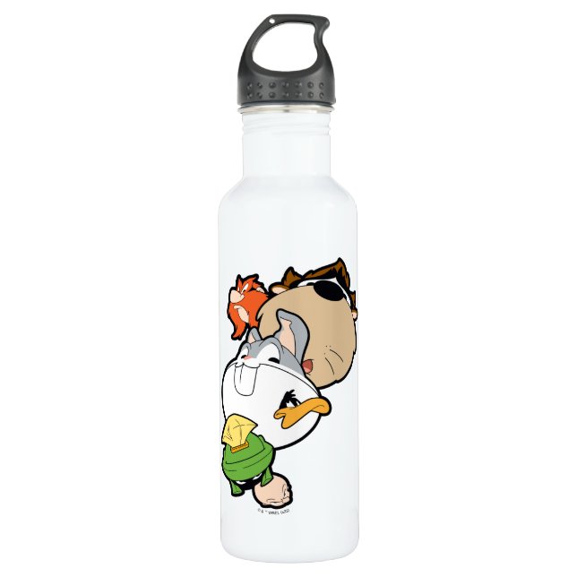 Bouteille D'eau LOONEY TUNES™ Têtes massives stylisées (Devant)