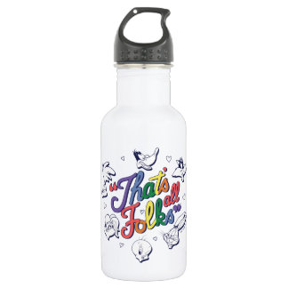 Bouteille D'eau LOONEY TUNES™ - That's All Folks ! Pride Badge