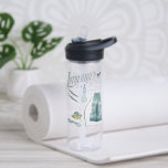 Bouteille D'eau LOTHLORIEN™ Watercolor Collage Graphic<br><div class="desc">Step into the golden woods of Middle-earth™ with this enchanting Lord of the Rings™ design inspired by Lothlórien™. Featuring elegant Elven elements — from flowing cloaks and intricately crafted blades to a graceful bow, vial of light, and delicate leaves drifting on the breeze — this artwork captures the quiet beauty...</div>