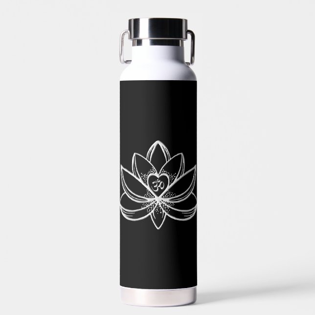 Bouteille D'eau Lotus d'argent  (Avant)