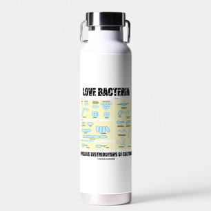 Bouteille D'eau Love Bactéries Distributeurs Prolifiques De Cultur