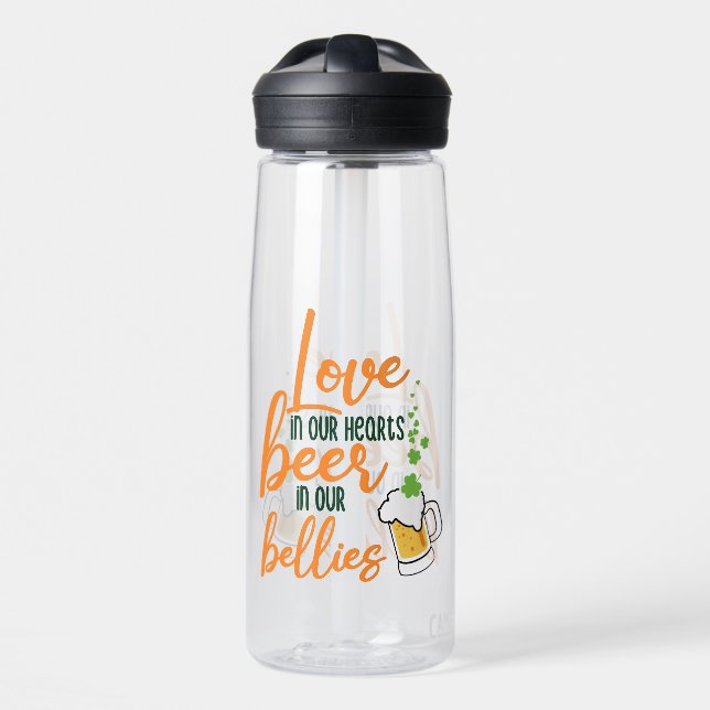 Bouteille D'eau Love & Beer St. Patrick’s Day Fun-61146 Sweat - sh (Avant)