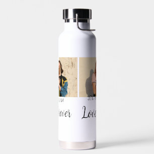 Bouteille D'eau Love Forever LGbtq couple fierté ajouter nom photo