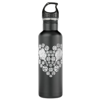 Bouteille D'eau Love Pickleball Heart Valentine's Day Gift for Her