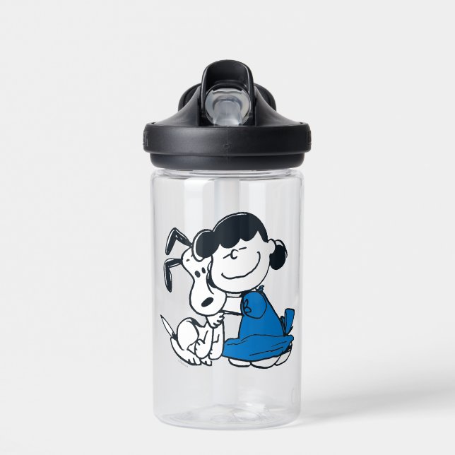 Bouteille D'eau Lucy Hugging Snoopy (Avant)