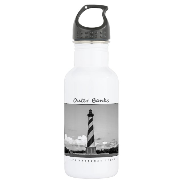 Bouteille D'eau Lumière du Cap Hatteras (Devant)
