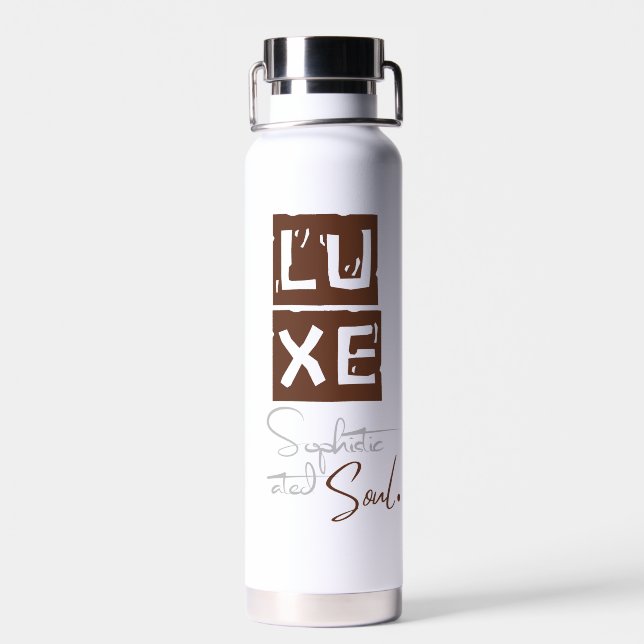 Bouteille D'eau LUXE Âme Sophistiquée (Arrière)