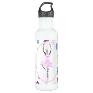 Bouteille D'eau Lydia Ballerina cadeau Dancer personnalisé