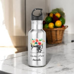 Bouteille D'eau Machine à coudre sur mesure<br><div class="desc">Machine à coudre Bouteilles d'eau avec fleurs rouges aquarelle. Ce produit fait partie d'une collection,  veuillez consulter notre collection de magasins ci-dessous pour les articles correspondants.</div>