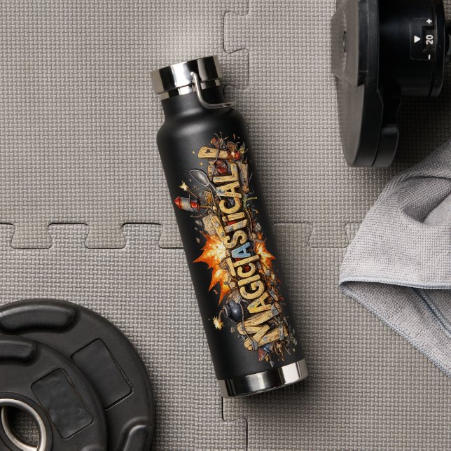 Bouteille d'eau Magictastical (Salle de sport (pivotée))
