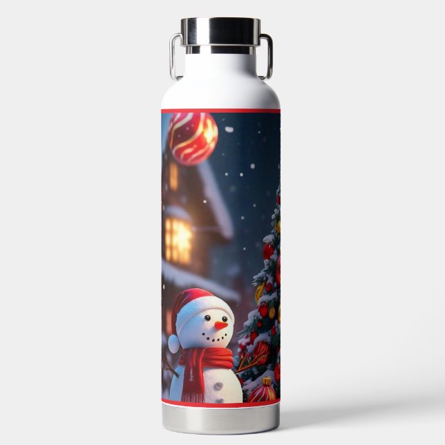 Bouteille D'eau "Magie de Noël" (Avant)