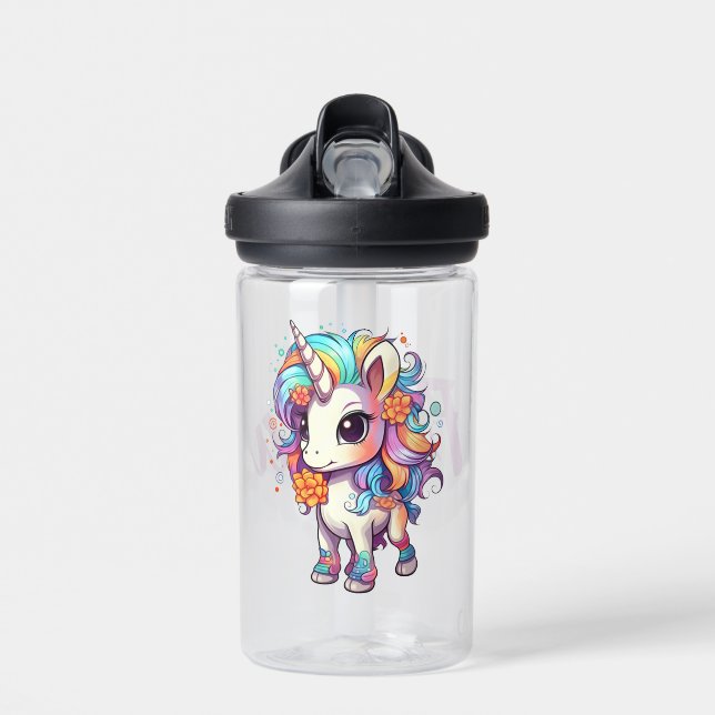 Bouteille D'eau Magique Unicorn Adventure Water Bottle (Avant)