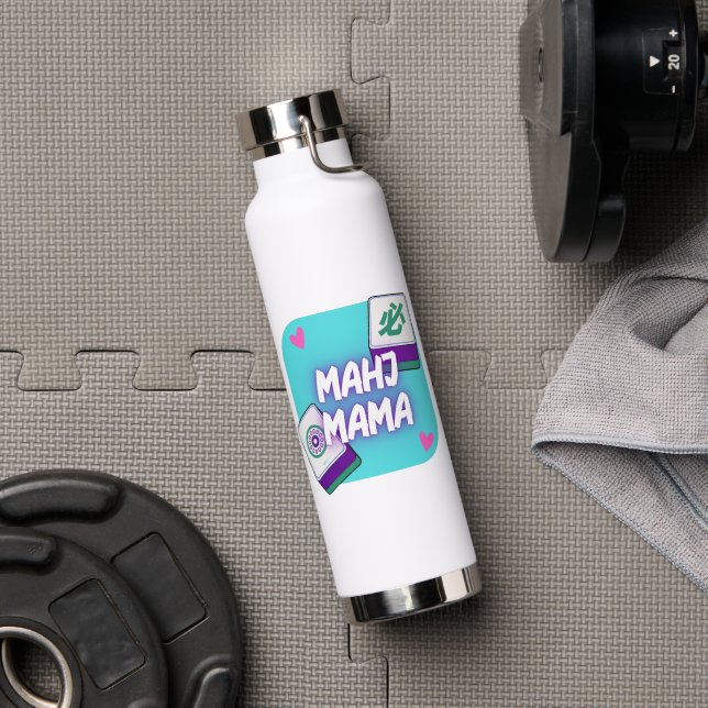 Bouteille d'eau Mahj Mama (Salle de sport (pivotée))