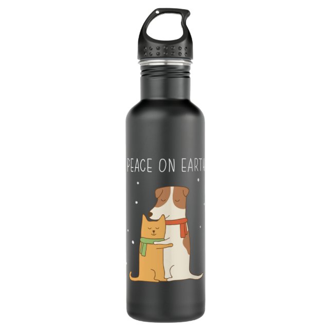 Bouteille D'eau Mal résident 4 | Cadeau de résidence | T-Shir Rési (Devant)