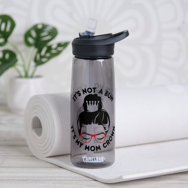 Bouteille D'eau Maman Couronne (Yoga (pivotée))