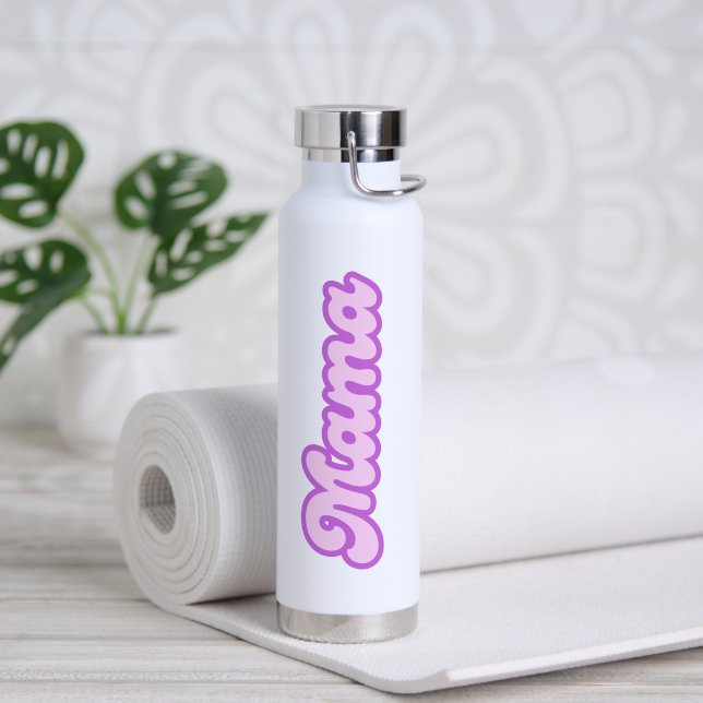 Bouteille D'eau Maman | Maman, Maman à venir (Yoga (pivoté))