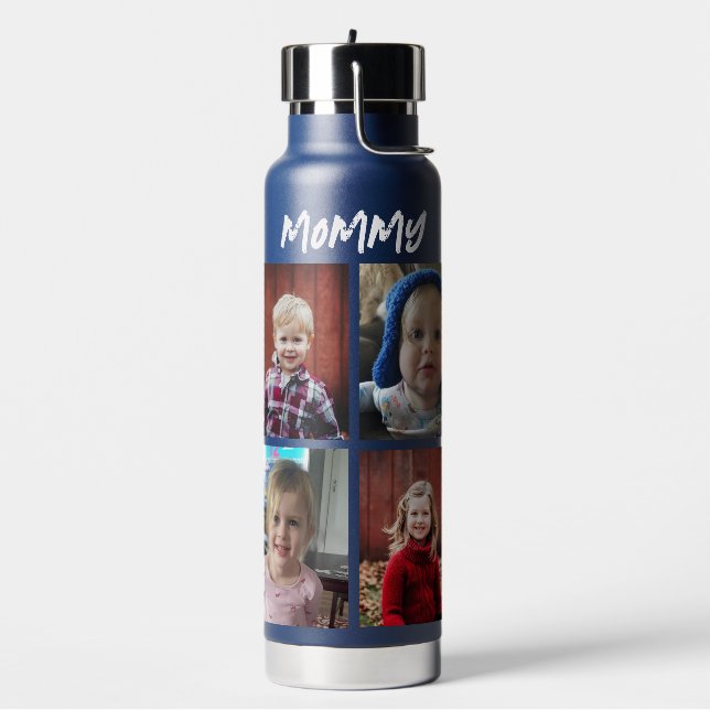 Bouteille D'eau Maman personnalisée | Photos pour enfants (Gym)