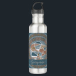 Bouteille D'eau Mandala Turquoise personnalisé et or Abstrait Acce<br><div class="desc">Restez hydraté dans le style avec cette Bouteille d'eau en acier inoxydable Mandala Turquoise personnalisée et Abstraite or, un mélange parfait d'élégance moderne et de design fonctionnel. Doté d'un noyau géométrique complexe et entouré de motifs de points fascinants, ce flacon incarne l'équilibre, la créativité et le raffinement. Les riches teintes...</div>