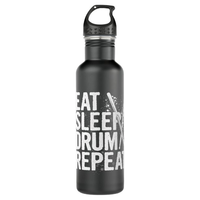 Bouteille D'eau Manger Tambour de sommeil Répéter Drumming Rock Me (Devant)